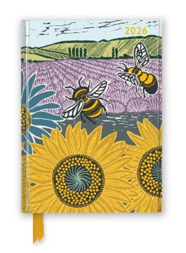 Picture of Kate Heiss: Sunflower Fields 2026 Luxury Diary Planner - Page to View with Notes