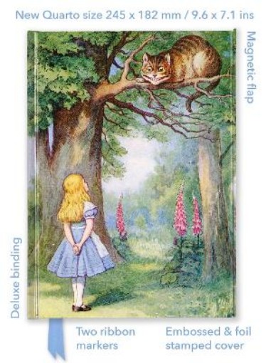 Picture of John Tenniel: Alice and the Cheshire Cat (Foiled Quarto Journal)