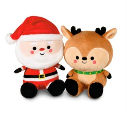 Picture of Better Together Santa & Reindeer Magnetic Soft Toy Pair
