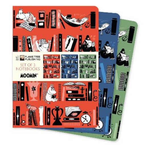 Picture of Moomin Bookshelves Set of 3 Standard Notebooks