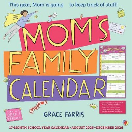 Picture of Mom's Family Wall Calendar 2026