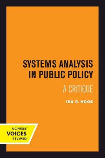Picture of Systems Analysis in Public Policy