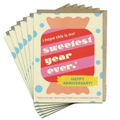 Picture of 6-Pack Em & Friends Sweetest Year Ever Greeting Cards