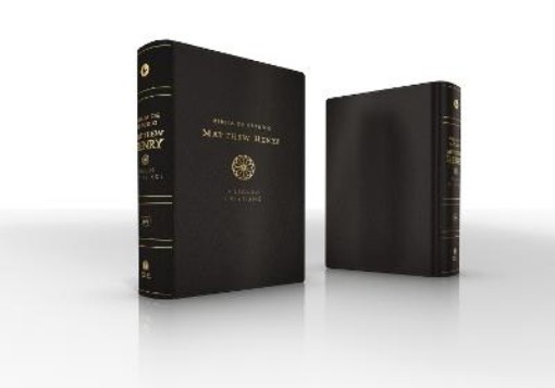 Picture of RVR, Biblia de estudio Matthew Henry y legado cristiano, Leathersoft, Negro, Interior a dos colores, con Indice, Comfort Print