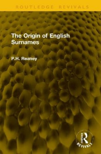 Picture of Origin of English Surnames