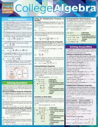 Picture of College Algebra