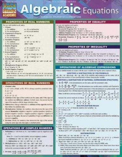 Picture of Algebraic Equations