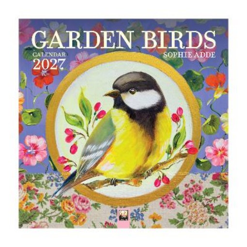 Picture of Sophie Adde: Garden Birds Mini Wall Calendar 2027 (Art Calendar)