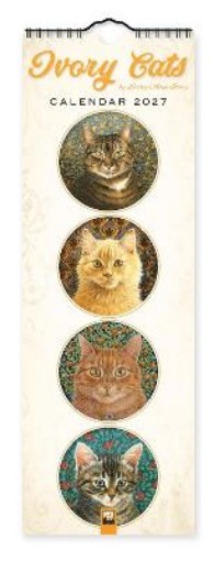 Picture of Ivory Cats Slim Calendar 2027 (Art Calendar)