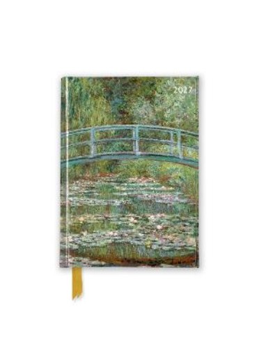 Picture of Claude Monet: Bridge over a Pond of Water Lilies 2027 Luxury Pocket Diary Planner - Week to View
