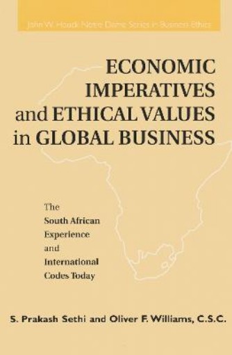 Picture of Economic Imperatives and Ethical Values in Global Business
