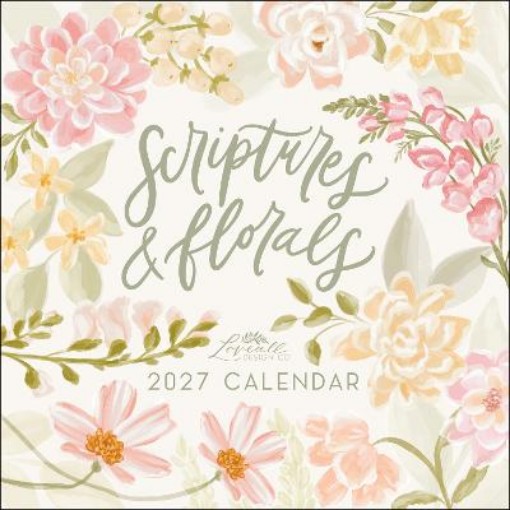 Picture of Scriptures and Florals 2027 Wall Calendar