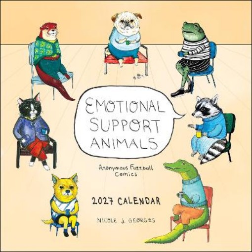 Picture of Emotional Support Animals 2027 Wall Calendar