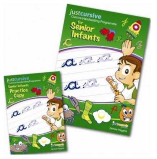 Picture of Just Cursive - Handwriting - Senior Infants (Book and Practice Copy Set)