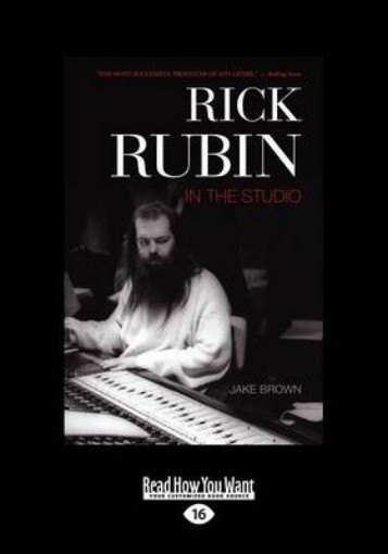 Picture of Rick Rubin in the Studio