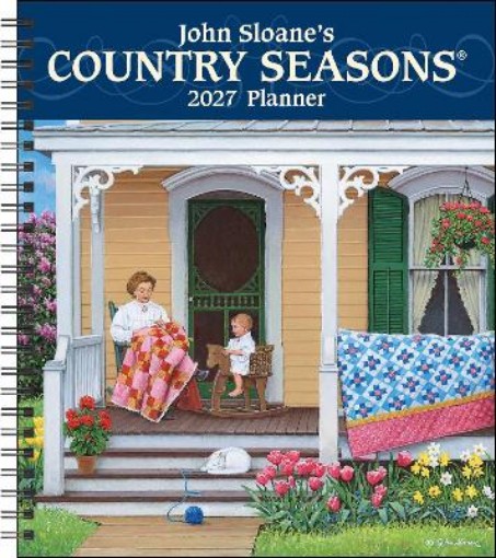 Picture of John Sloane's Country Seasons® 12-Month 2027 Monthly/Weekly Planner Calendar