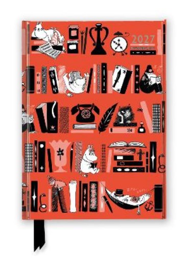 Picture of Moomin Bookshelves 2027 Luxury Diary Planner - Page to View with Notes