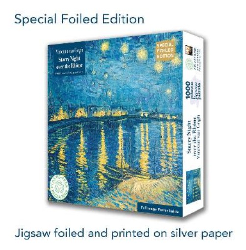Picture of Special Edition Adult Foiled Jigsaw Puzzle Vincent van Gogh: Starry Night over the Rhone